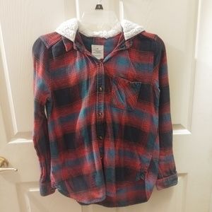 American Eagle Vintage Boyfriend cotton flannel
